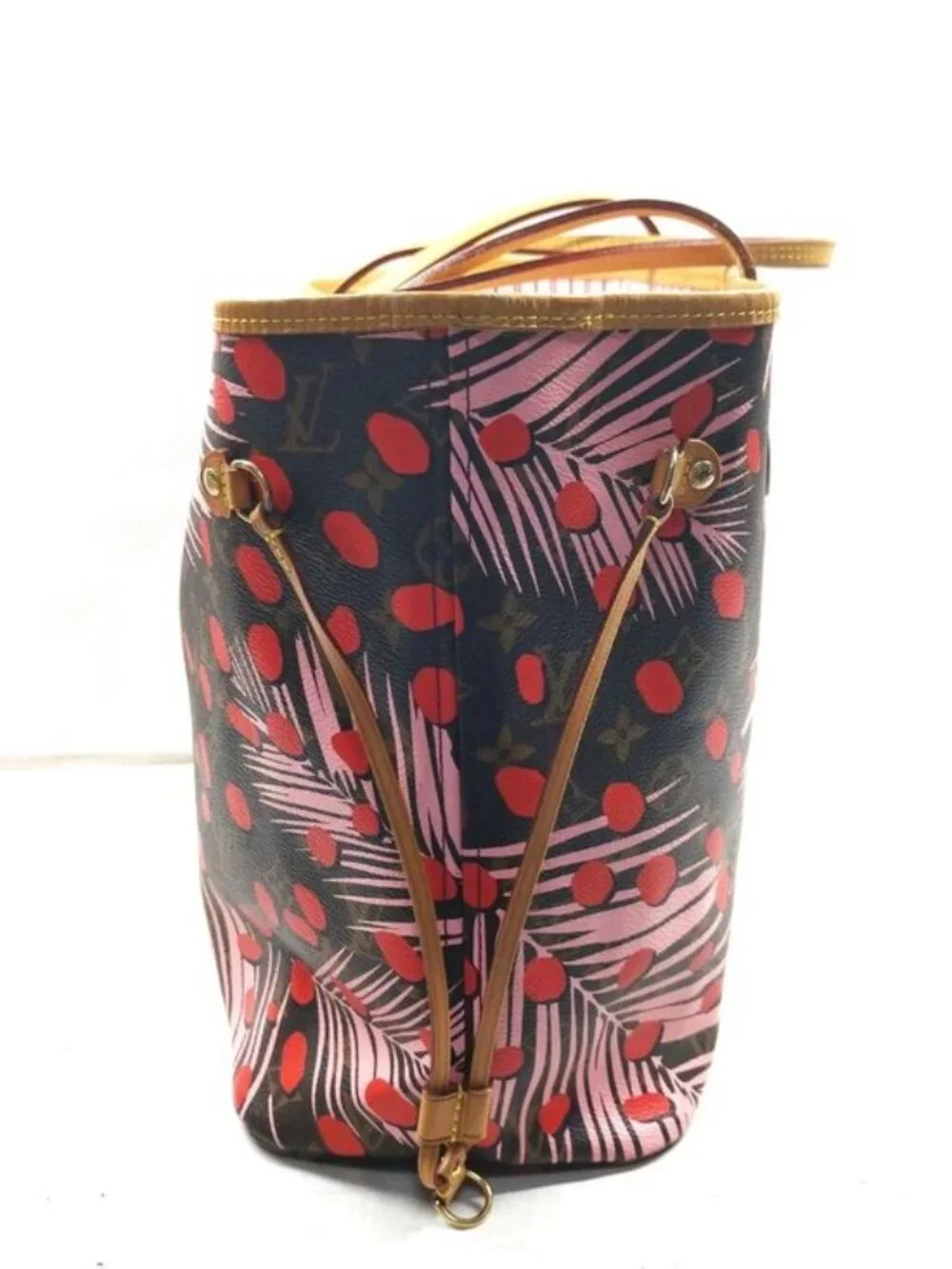 Authentic Louis Vuitton Neverfull MM Jungle Dots Limited Edition Shoulder Bag